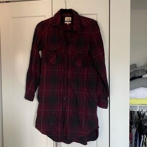 Wilfred Free Flannel T Shirt Dress
